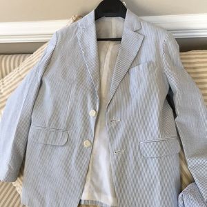 Boys Seersucker suit jacket